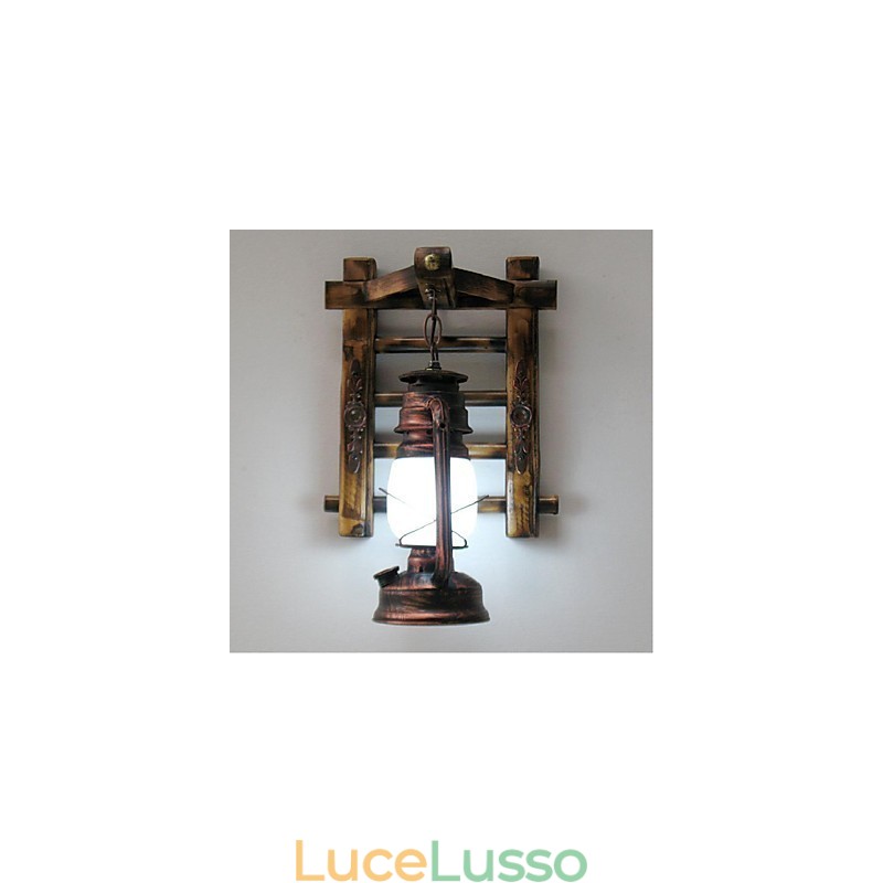 Lampada a cherosene creativa cinese retrò nostalgia illuminazione lanterne applique da parete applique da parete