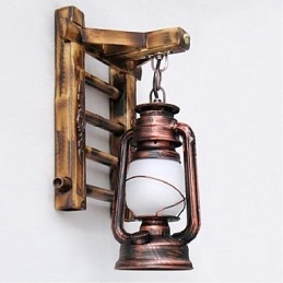 Lampada a cherosene creativa cinese retrò nostalgia illuminazione lanterne applique da parete applique da parete