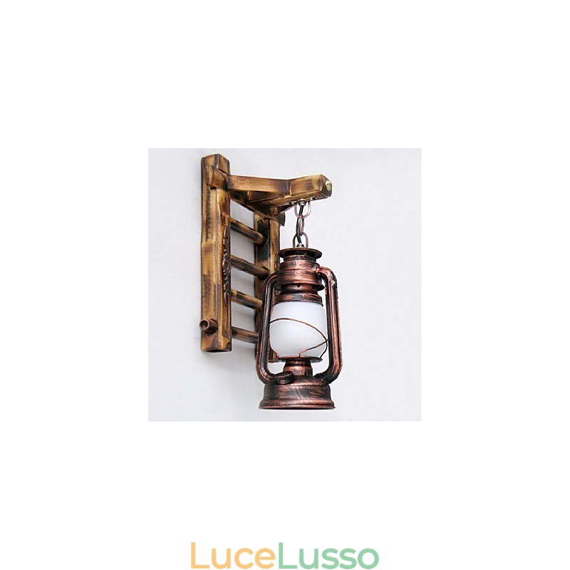 Lampada a cherosene creativa cinese retrò nostalgia illuminazione lanterne applique da parete applique da parete