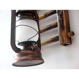 Lampada a cherosene creativa cinese retrò nostalgia illuminazione lanterne applique da parete applique da parete