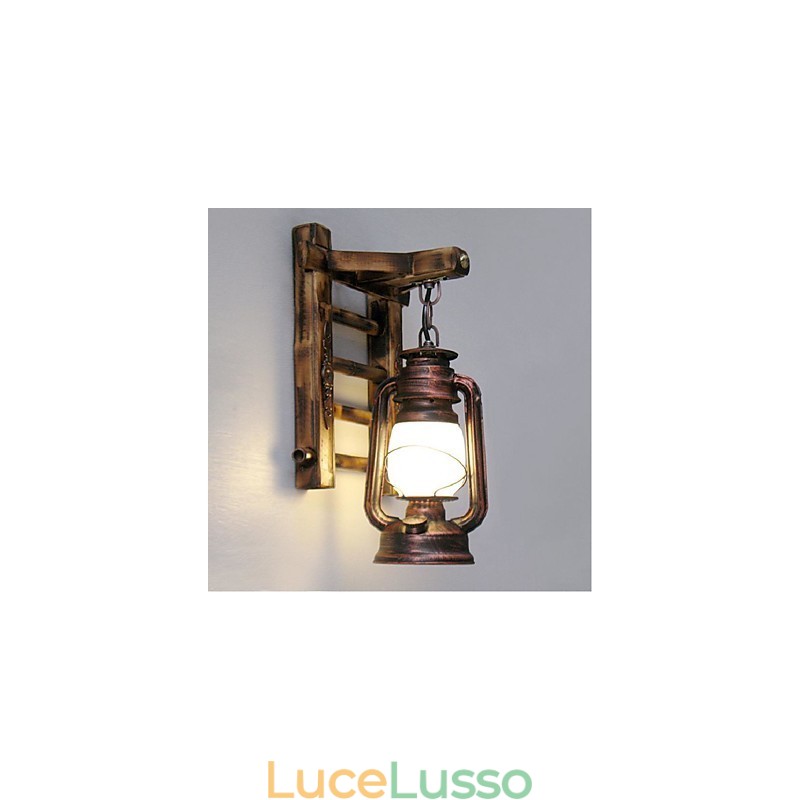 Lampada a cherosene creativa cinese retrò nostalgia illuminazione lanterne applique da parete applique da parete