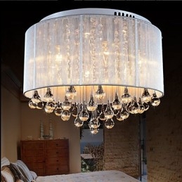 Lampada da soffitto in cristallo K9 romantico