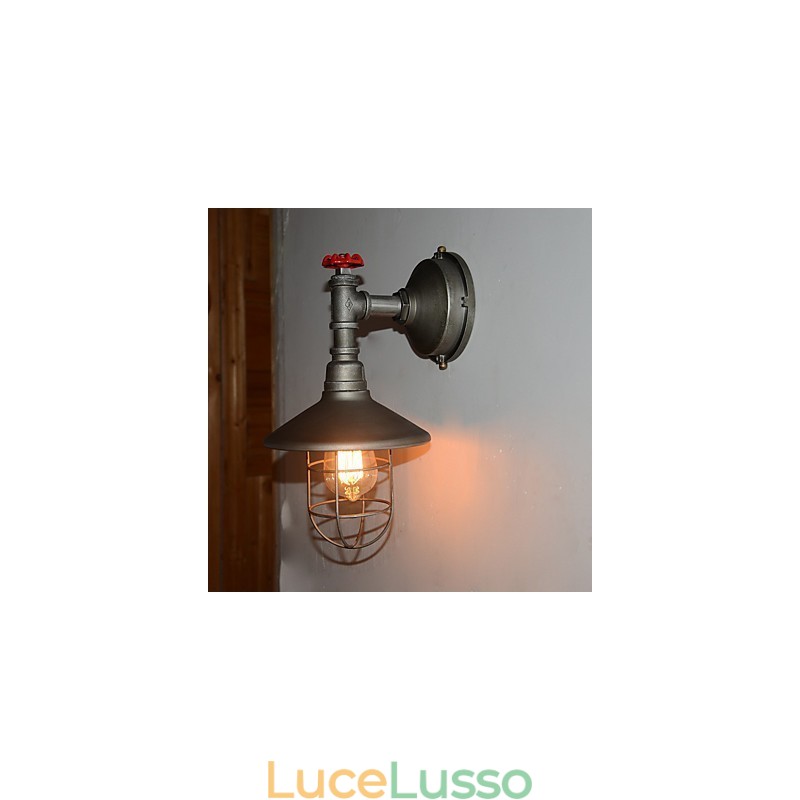 Nuovo Retro Loft Vintage Industrial Edison Lampada da parete Lampada a sospensione