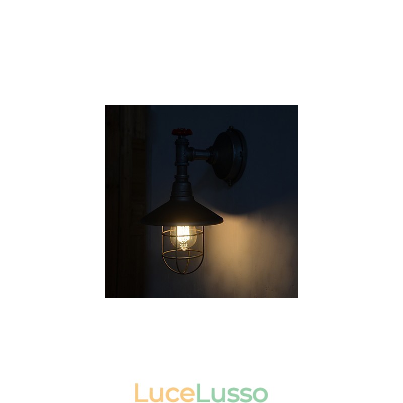 Nuovo Retro Loft Vintage Industrial Edison Lampada da parete Lampada a sospensione