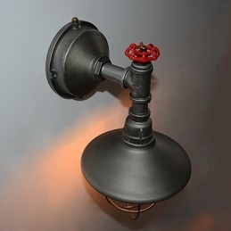 Nuovo Retro Loft Vintage Industrial Edison Lampada da parete Lampada a sospensione
