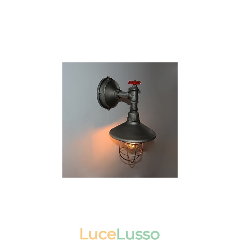 Nuovo Retro Loft Vintage Industrial Edison Lampada da parete Lampada a sospensione