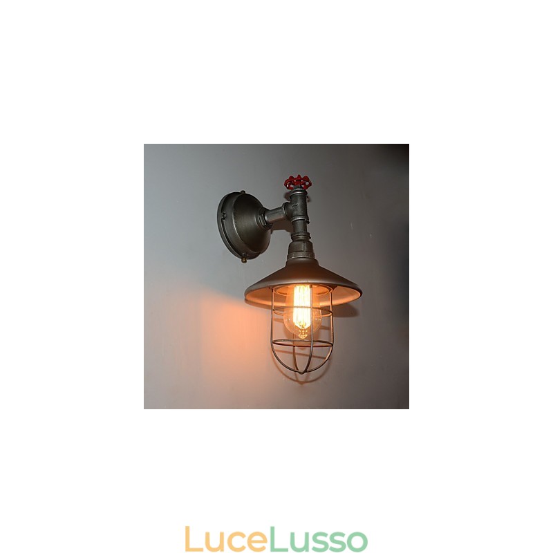 Nuovo Retro Loft Vintage Industrial Edison Lampada da parete Lampada a sospensione