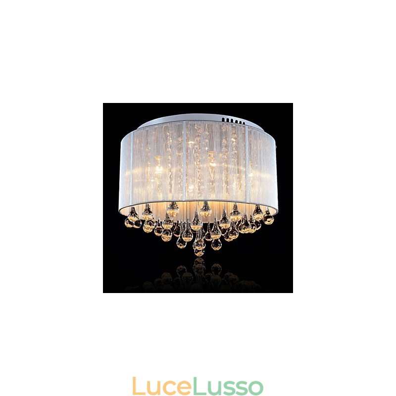 Lampada da soffitto in cristallo K9 romantico