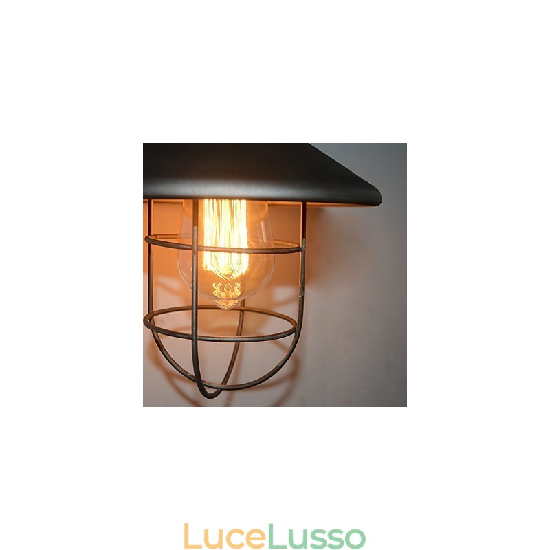 Nuovo Retro Loft Vintage Industrial Edison Lampada da parete Lampada a sospensione