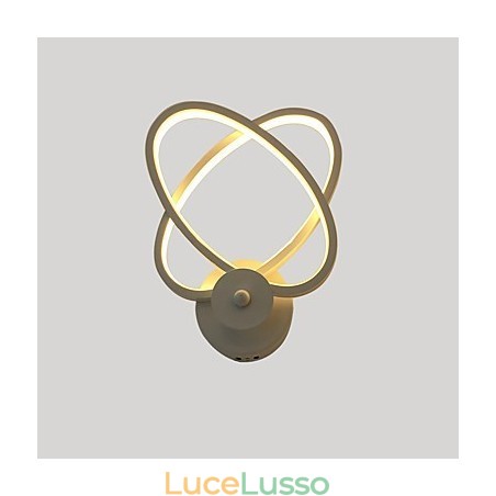 Funzione di pittura moderna contemporanea integrata per applique da parete con luce ambientale Funzione di pittura moderna contemporanea integrata per applique da parete con luce ambientale