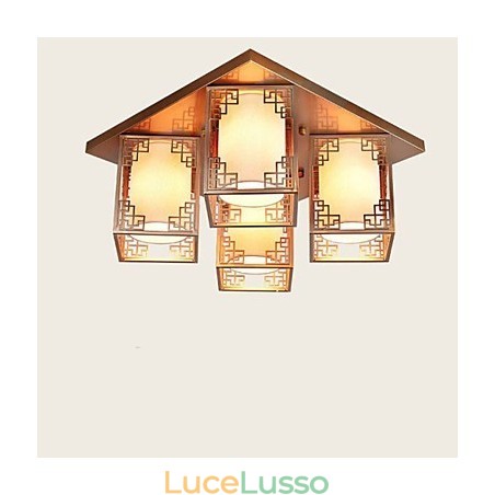 Un'atmosfera di illuminazione del soffitto in ferro delle lampade in stile cinese Un'atmosfera di illuminazione del soffitto in ferro delle lampade in stile cinese