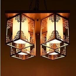 Un'atmosfera di illuminazione del soffitto in ferro delle lampade in stile cinese