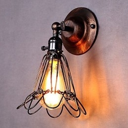 Moderno Contemporaneo Tradizionale Classico Country Elettroplaccato Caratteristica per Luce Ambientale Applique da Parete Lampada da Parete