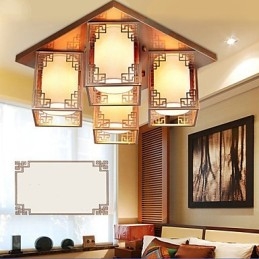 Un'atmosfera di illuminazione del soffitto in ferro delle lampade in stile cinese