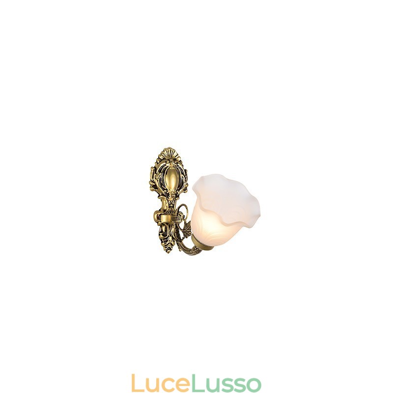 Caratteristica della pittura country per applique da parete in stile mini con luce verso l'alto
