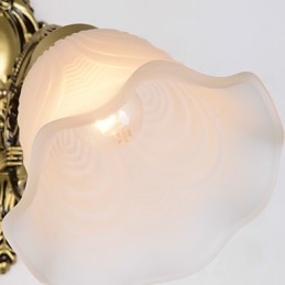Caratteristica della pittura country per applique da parete in stile mini con luce verso l'alto