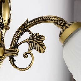 Caratteristica della pittura country per applique da parete in stile mini con luce verso l'alto