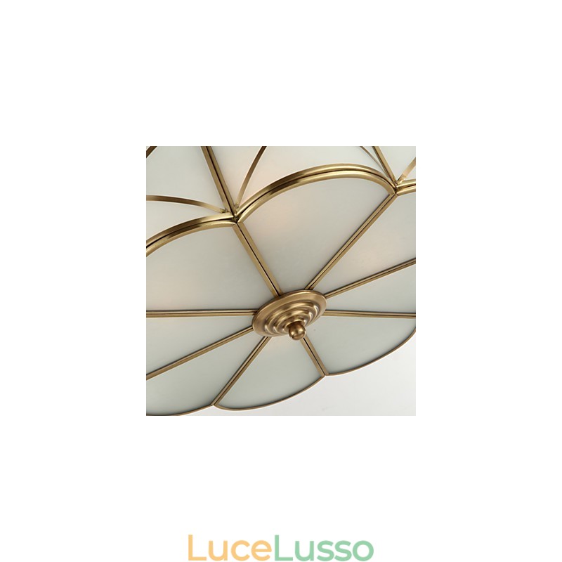 Tradizionale Classico Rustico Lodge Ottone Metallo Montaggio a filo
