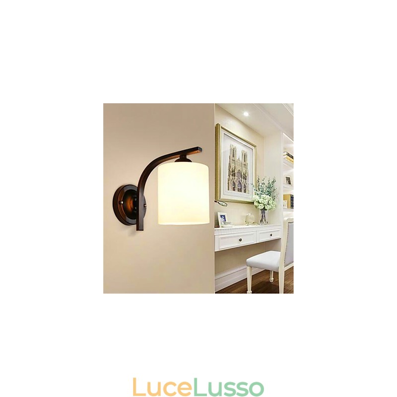 Rustic Lodge Tradizionale Classico Country Finitura in ossido nero Caratteristica per la protezione degli occhi
