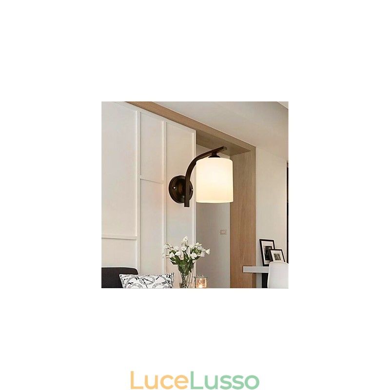 Rustic Lodge Tradizionale Classico Country Finitura in ossido nero Caratteristica per la protezione degli occhi