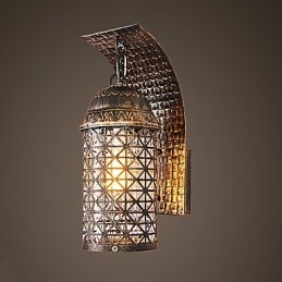 Dipinto rustico Lodge Caratteristica per applique da parete in stile mini Uplight Applique da parete