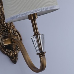 Tradizionale classico elettroplaccato caratteristica per la protezione degli occhi applique da parete downlight applique da parete