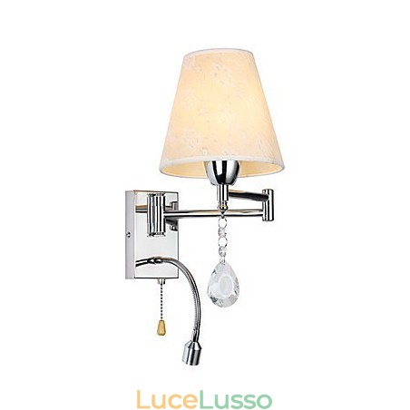 Lampada da parete per camera da letto Lampada da lettura Lampada in tessuto Lampada da parete per camera da letto Lampada da lettura Lampada in tessuto