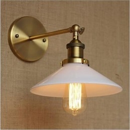 Moderno contemporaneo country retrò ottone antico caratteristica per illuminazione da parete in stile mini