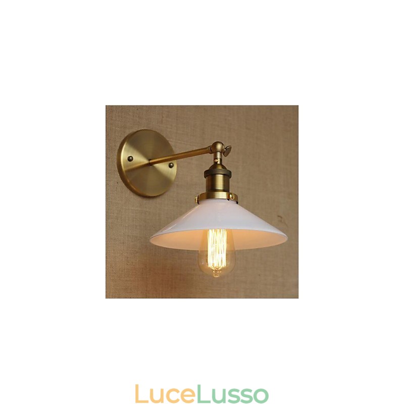 Moderno contemporaneo country retrò ottone antico caratteristica per illuminazione da parete in stile mini