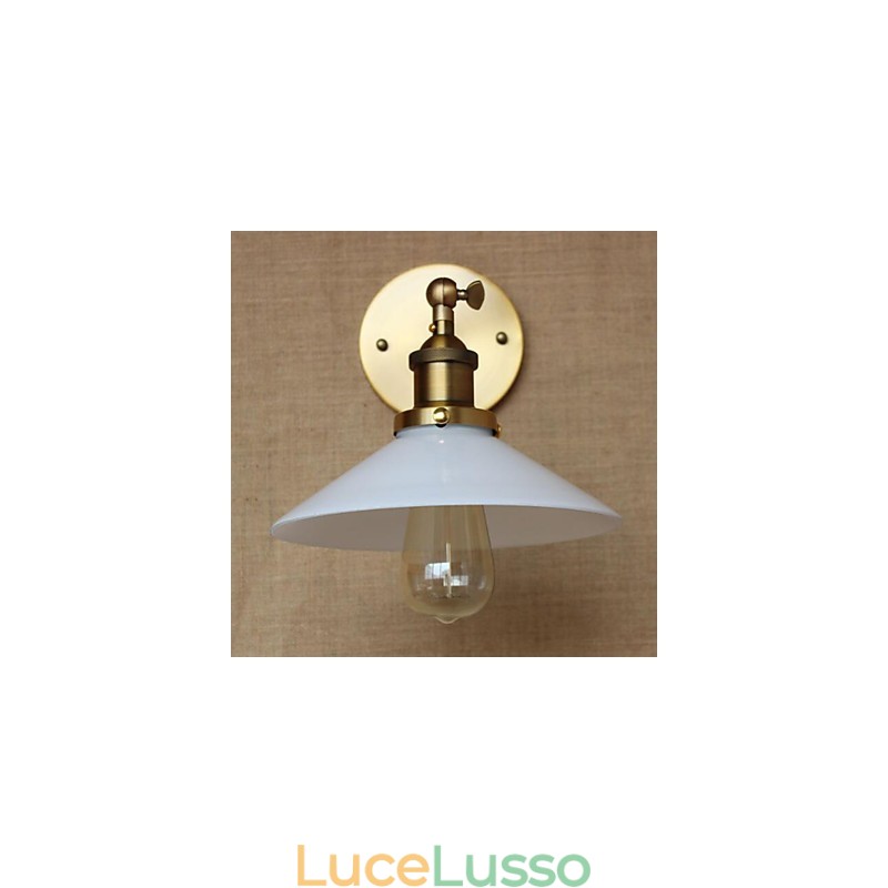 Moderno contemporaneo country retrò ottone antico caratteristica per illuminazione da parete in stile mini