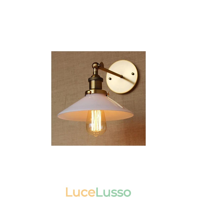 Moderno contemporaneo country retrò ottone antico caratteristica per illuminazione da parete in stile mini