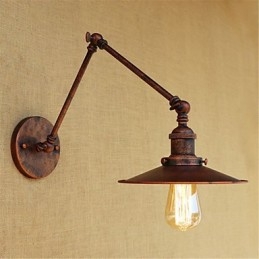 Dipinto rustico in stile retrò per mini braccio oscillante con luce ambientale