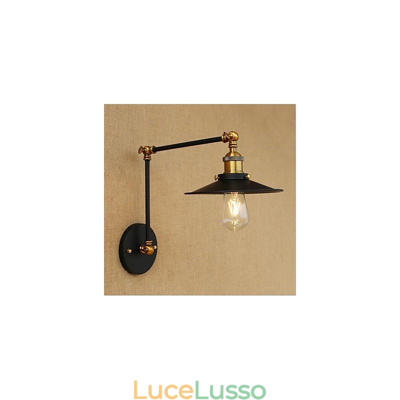 Dipinto rustico in stile retrò per mini braccio oscillante con luce ambientale