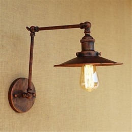 Dipinto rustico in stile retrò per mini braccio oscillante con luce ambientale
