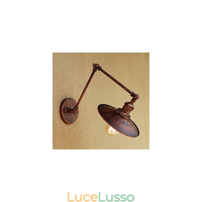 Dipinto rustico in stile retrò per mini braccio oscillante con luce ambientale