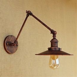 Dipinto rustico in stile retrò per mini braccio oscillante con luce ambientale