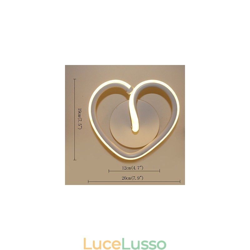 Lampada da comodino moderna e minimalista per camera da letto, lampada da parete, illuminazione per balcone, corridoio, scale, soggiorno creativo