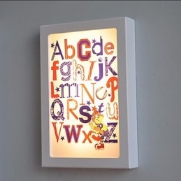 Pittura moderna contemporanea integrata, caratteristica moderna contemporanea per applique da parete con luce ambientale