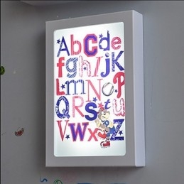 Pittura moderna contemporanea integrata, caratteristica moderna contemporanea per applique da parete con luce ambientale