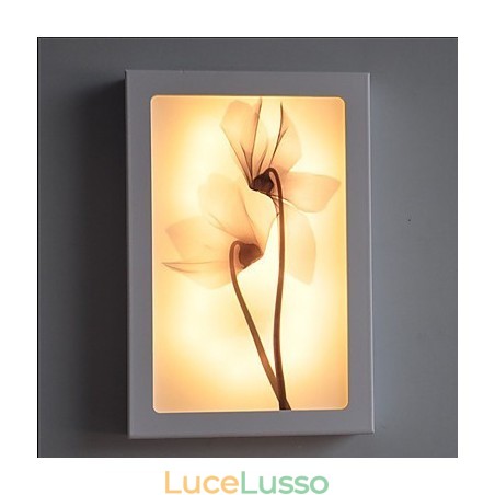 Pittura moderna contemporanea integrata, caratteristica moderna contemporanea per applique da parete con luce ambientale Pittura moderna contemporanea integrata, caratteristica moderna contemporanea per applique da parete con luce ambientale