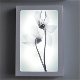 Pittura moderna contemporanea integrata, caratteristica moderna contemporanea per applique da parete con luce ambientale