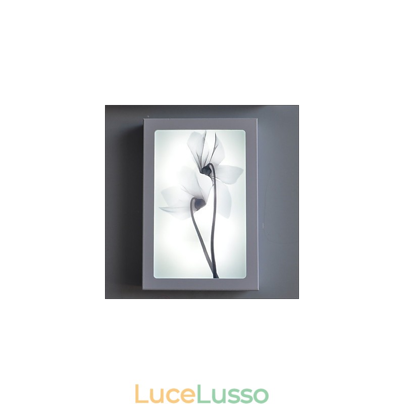 Pittura moderna contemporanea integrata, caratteristica moderna contemporanea per applique da parete con luce ambientale