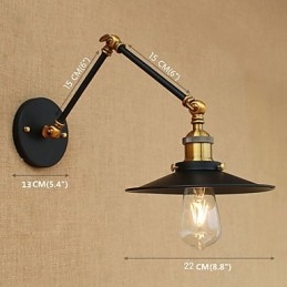 Applique da parete in ottone vintage industriale lampada da parete luce illuminazione per la casa decorazione per interni applique da parete