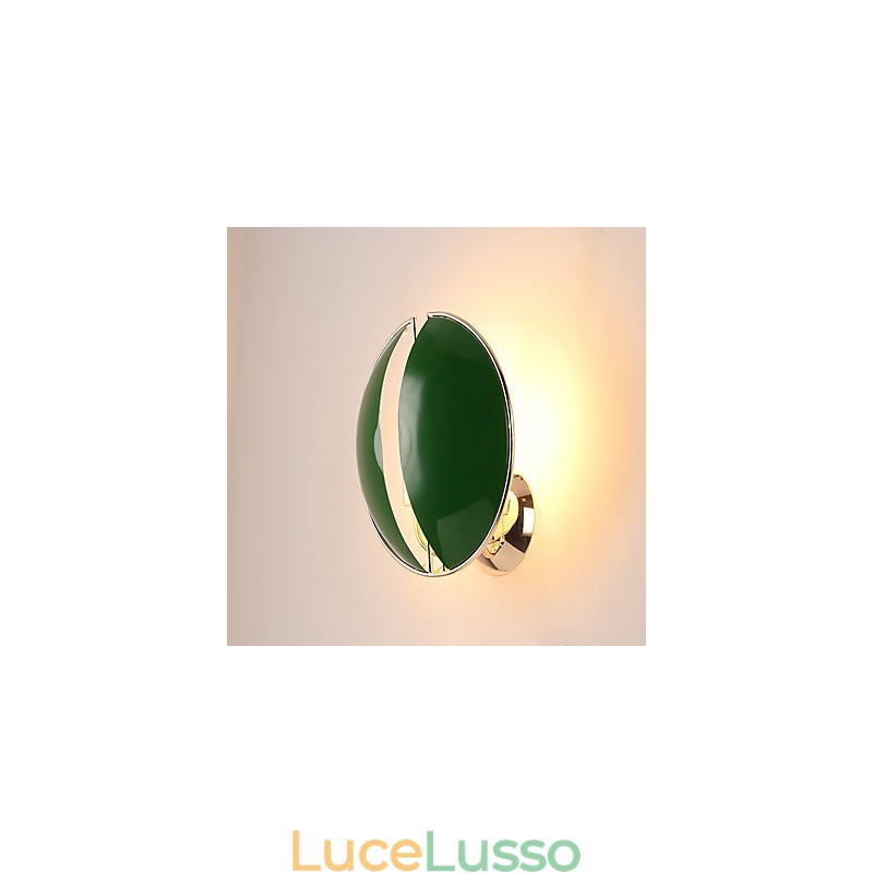 Moderna pittura contemporanea vintage caratteristica per applique da parete in stile mini con luce verso l'alto