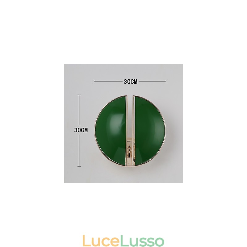 Moderna pittura contemporanea vintage caratteristica per applique da parete in stile mini con luce verso l'alto