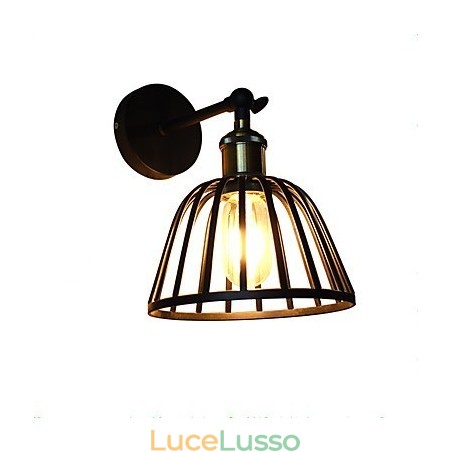 Lampada da parete in acciaio verniciato chiaro, decorazione da caffè americano nero opaco, lampada da parete retrò, lampada a spada laser sulla parete Lampada da parete in acciaio verniciato chiaro, decorazione da caffè americano nero opaco, lampada da parete retrò, lampada a spada laser sulla parete