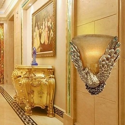 Moderno Contemporaneo Tradizionale Classico Rustico Lodge Pittura Caratteristica per Cristallo Mini Stile Ambientale