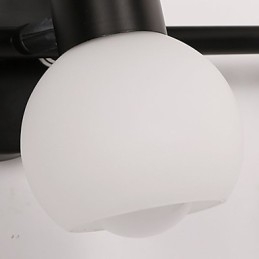 Rustic Lodge elettrolitico Caratteristica per illuminazione da parete per bagno Downlight