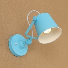 Paese Retro Pittura Caratteristica Regolabile per Braccio Oscillante Protezione degli Occhi Downlight Applique Applique