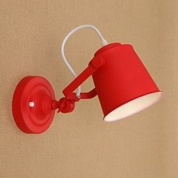 Paese Retro Pittura Caratteristica Regolabile per Braccio Oscillante Protezione degli Occhi Downlight Applique Applique